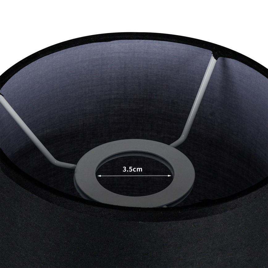 Brilagi - Abat-jour pour lampe de table TABLON E27 Ø 14 cm noir