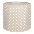 Brilagi - Abat-jour universel BOBO E27 diam. 15 cm beige/à pois