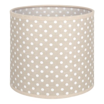 Brilagi - Abat-jour universel BOBO E27 diam. 15 cm beige/à pois