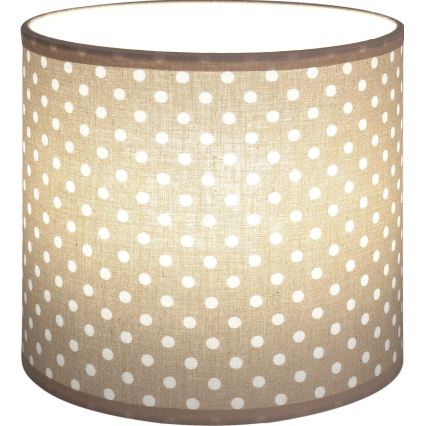 Brilagi - Abat-jour universel BOBO E27 diam. 15 cm beige/à pois