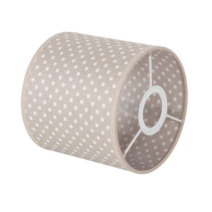 BRILAGI - Abat-jour universel BOBO E27 diam. 15 cm beige/à pois
