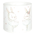 Brilagi - Abat-jour universel BOBO E27 Ø 15 cm blanc/lapins