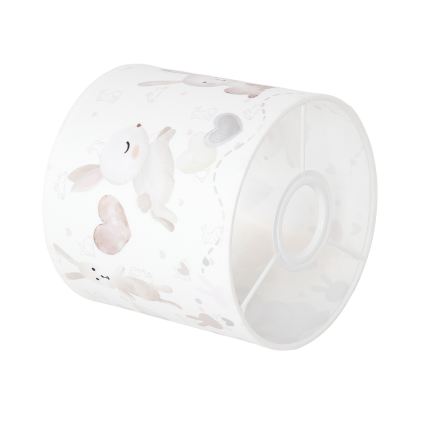 BRILAGI - Abat-jour universel BOBO E27 Ø 15 cm blanc/lapins