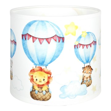 Brilagi - Abat-jour universel BOBO E27 Ø 15 cm blanc/motifs animaux