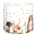 Brilagi - Abat-jour universel BOBO E27 Ø 15 cm blanc/motifs animaux
