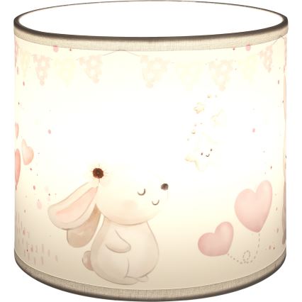 Brilagi - Abat-jour universel BOBO E27 Ø 15 cm crème/motifs lapins