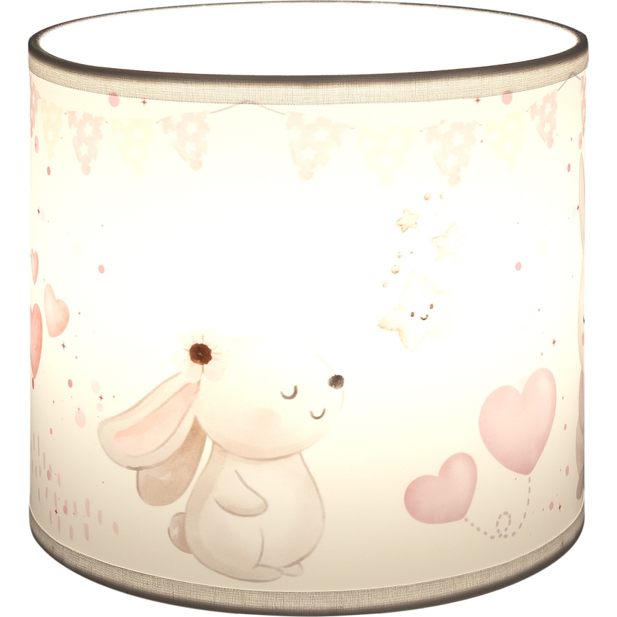 Brilagi - Abat-jour universel BOBO E27 Ø 15 cm crème/motifs lapins