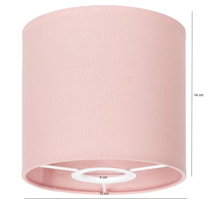 Brilagi - Abat-jour universel BOBO E27 Ø 15 cm rose