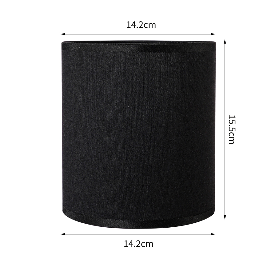Brilagi - Abat-jour universel NUBILA E27 15,5x14 cm anthracite