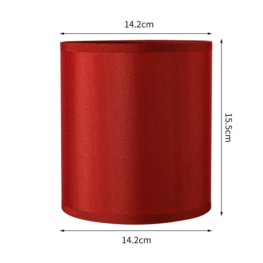 Brilagi - Abat-jour universel NUBILA E27 15,5x14 cm rouge