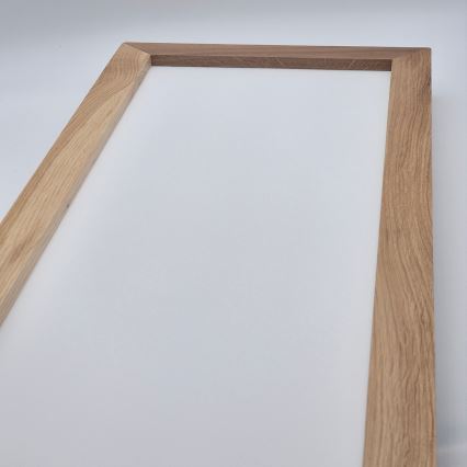 Brilagi - Plafonnier de salle de bain LED WOODY FRAME LED/50W/230V 120x30 cm IP44 chêne
