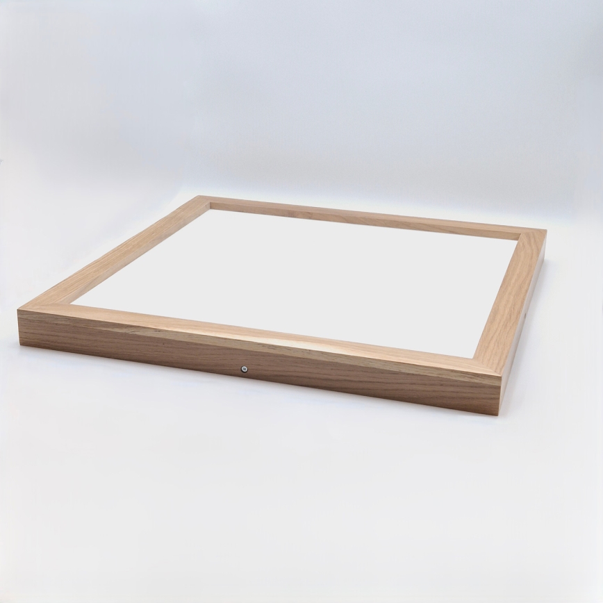 Brilagi - Plafonnier de salle de bain LED WOODY FRAME LED/50W/230V 60x60 cm IP44 chêne