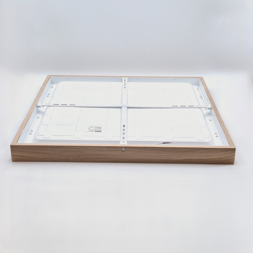 Brilagi - Plafonnier de salle de bain LED WOODY FRAME LED/50W/230V 60x60 cm IP44 chêne