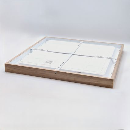 Brilagi - Plafonnier de salle de bain LED WOODY FRAME LED/50W/230V 60x60 cm IP44 chêne