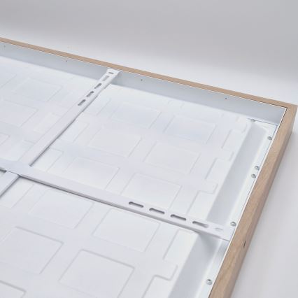 Brilagi - Plafonnier de salle de bain LED WOODY FRAME LED/50W/230V 60x60 cm IP44 chêne