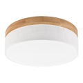 Brilagi - Applique LED BELLADONNA LED/36W/230V Ø 40 cm blanche/chêne