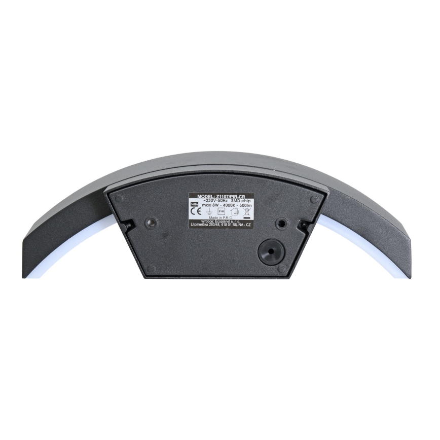 Brilagi - Applique extérieure LED avec détecteur ARCELO LED/8W/230V IP54