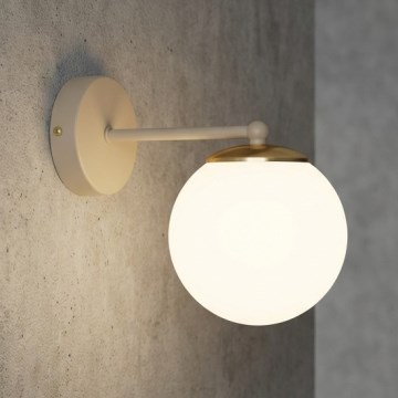 Brilagi - Applique murale 1xE27/60W/230V beige/doré