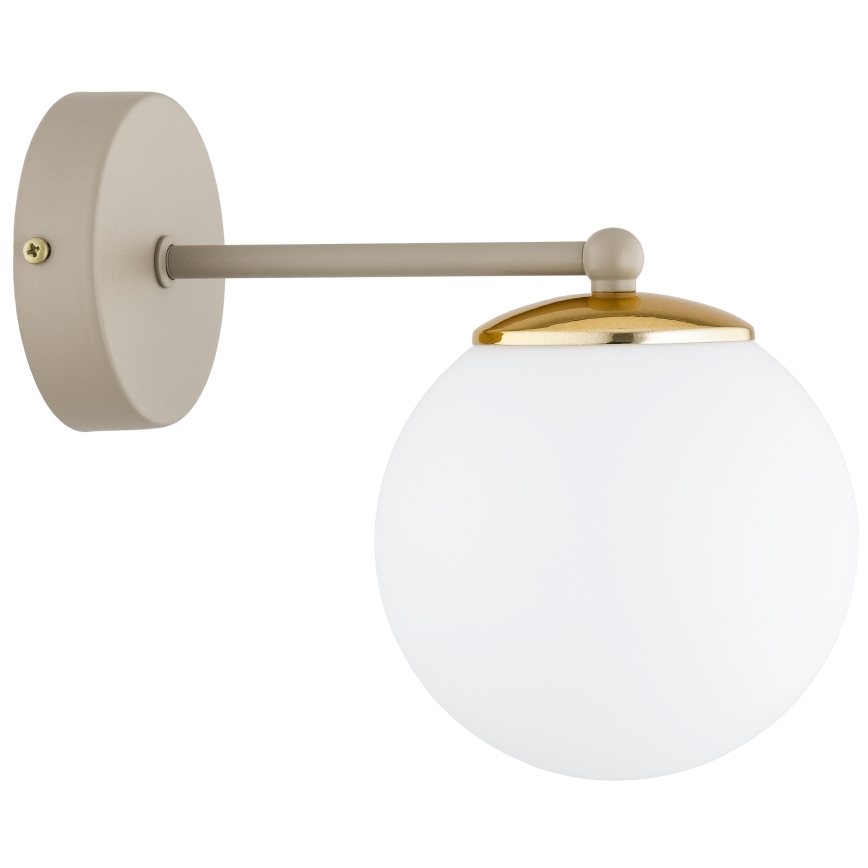 Brilagi - Applique murale 1xE27/60W/230V beige/doré