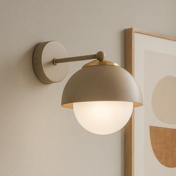 Brilagi - Applique murale 1xE27/60W/230V beige/doré