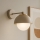 Brilagi - Applique murale 1xE27/60W/230V beige/doré