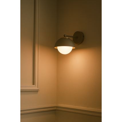 Brilagi - Applique murale 1xE27/60W/230V beige/doré