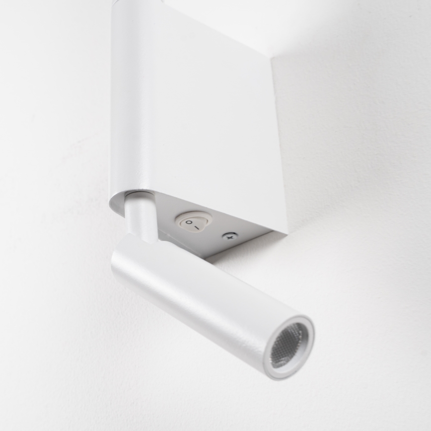 Brilagi - Applique murale à spot LED VIXON LED/3W/230V + LED/5W blanche IRC 90