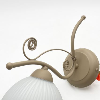 Brilagi - Applique murale ANTICO MODERN 1xE27/60W/230V beige