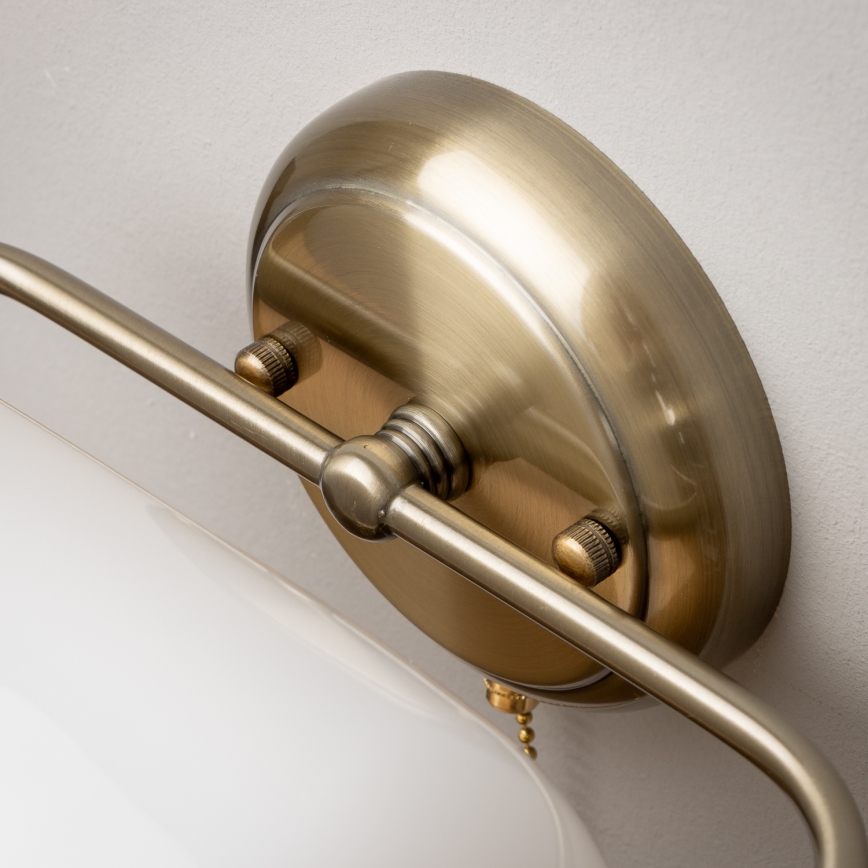 Brilagi - Applique murale BANK OFFICE 1xE27/60W/230V laiton/blanc