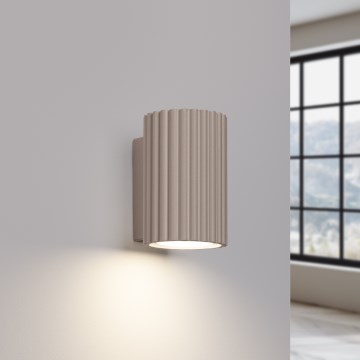 Brilagi - Applique murale CRESTO 2xGU10/10W/230V 10 cm taupe