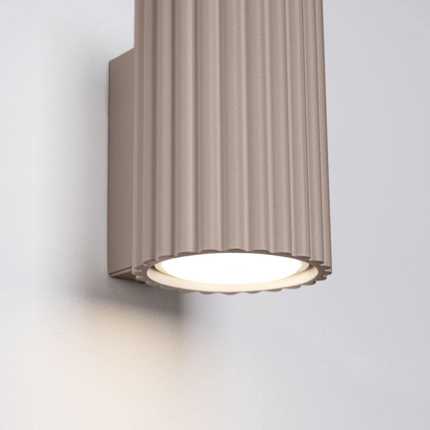 Brilagi - Applique murale CRESTO 2xGU10/10W/230V 10 cm taupe