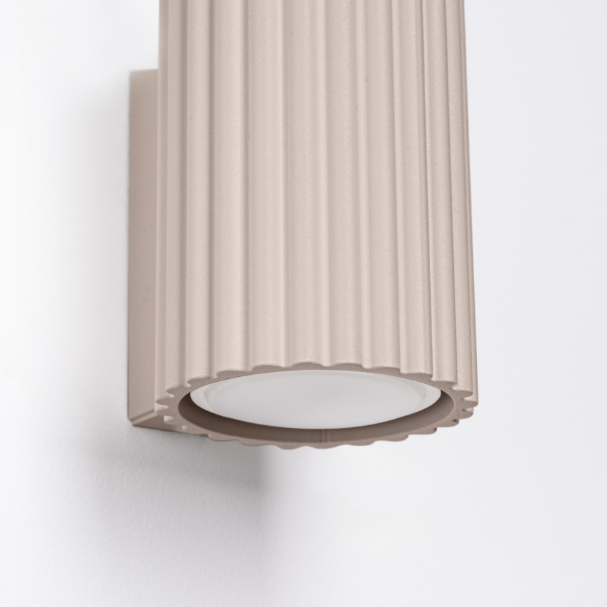 Brilagi - Applique murale CRESTO 2xGU10/10W/230V 10 cm taupe