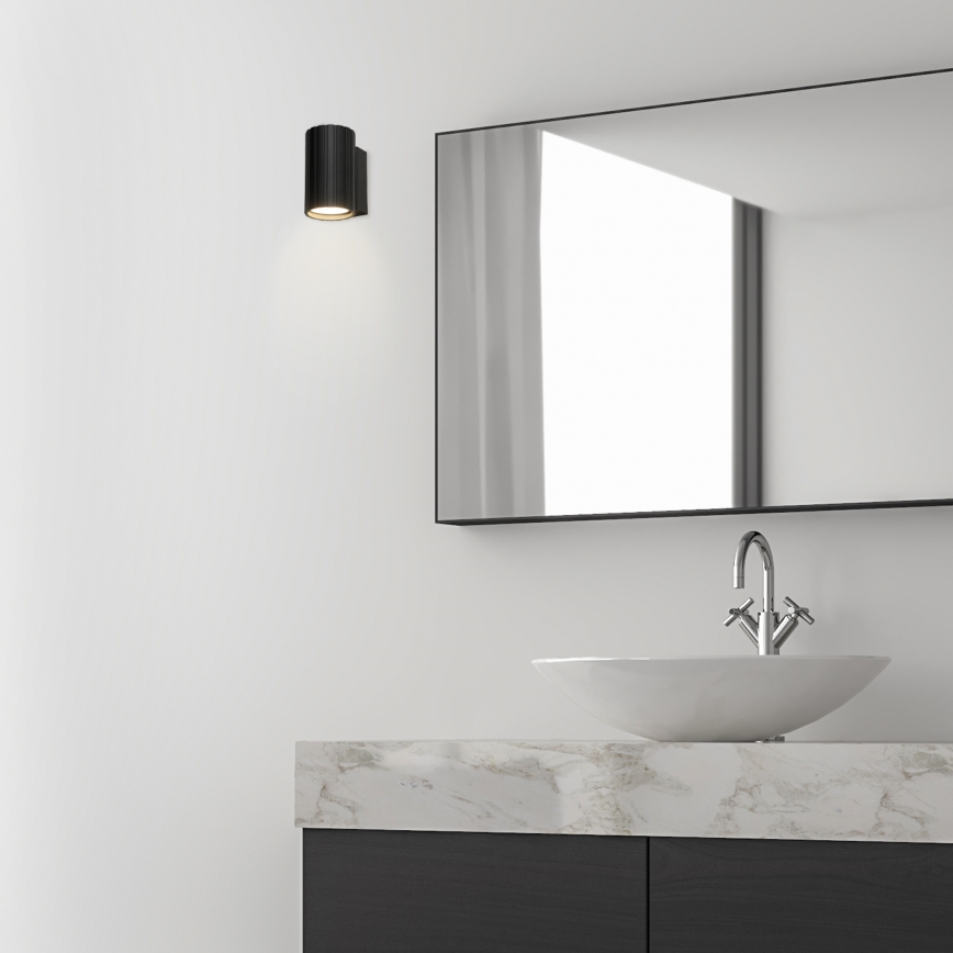 Brilagi - Applique murale CRISPINA 1xGU10/10W/230V 10 cm noire