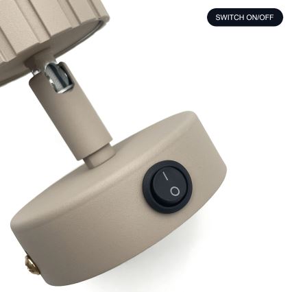 Brilagi - Applique murale CRISPINA 1xGU10/10W/230V beige