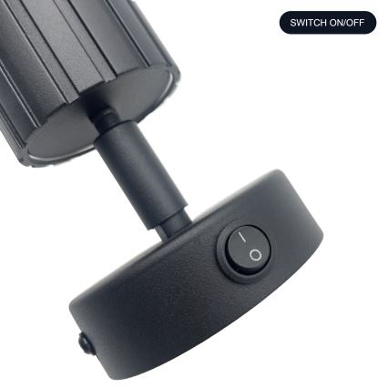 Brilagi - Applique murale CRISPINA 1xGU10/10W/230V noire