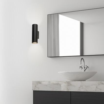 Brilagi - Applique murale CRISPINA 2xGU10/10W/230V 20 cm noire