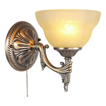 Brilagi - Applique murale DAHLIA 1xE27/40W/230V en laiton
