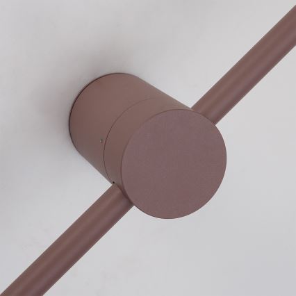 Brilagi - Applique murale d'extérieur LED AURA LED/12W/230V 3000K IP54 65 cm marron IRC 90