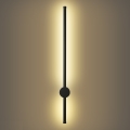 Brilagi - Applique murale d'extérieur AURA LED/12W/230V 3000K IP54 65 cm noire