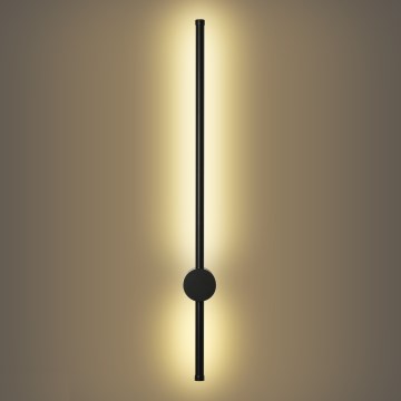 Brilagi - Applique murale d'extérieur AURA LED/12W/230V 3000K IP54 65 cm noire