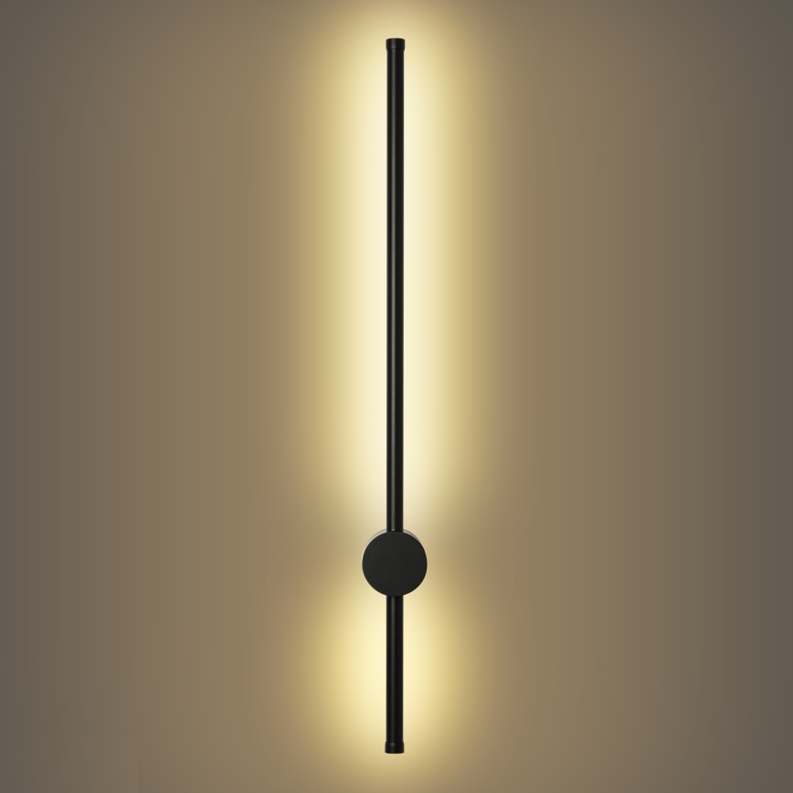Brilagi - Applique murale d'extérieur AURA LED/12W/230V 3000K IP54 65 cm noire