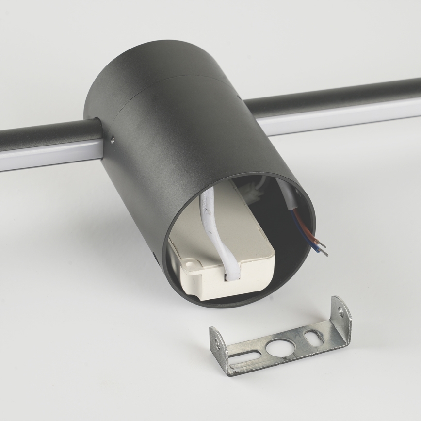 Brilagi - Applique murale extérieure AURA LED/12W/230V 4000K IP54 65 cm anthracite IRC 90