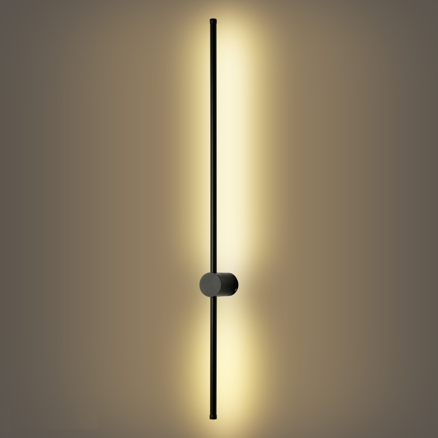 Brilagi - Applique murale d'extérieur AURA LED/20W/230V 3000K IP54 97 cm noir CRI 90