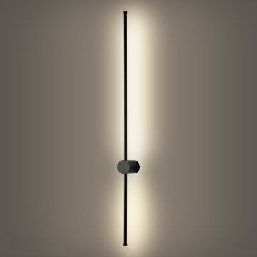 Brilagi - Applique murale d'extérieur AURA LED/20W/230V 4000K IP54 97 cm noire