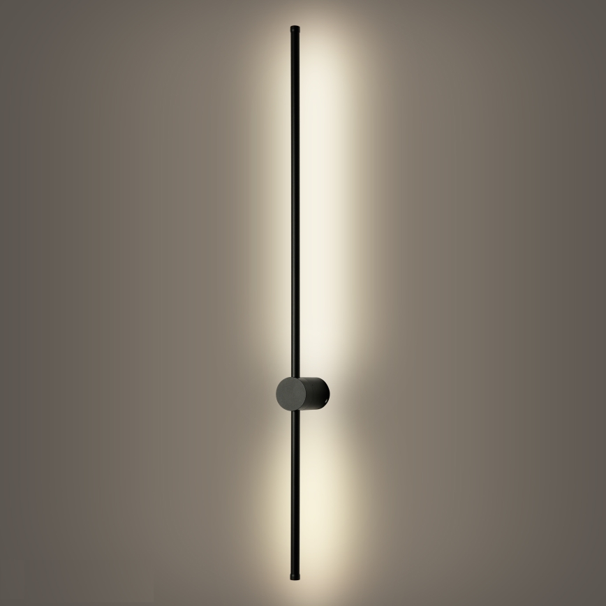 Brilagi - Applique murale d'extérieur AURA LED/20W/230V 4000K IP54 97 cm noire