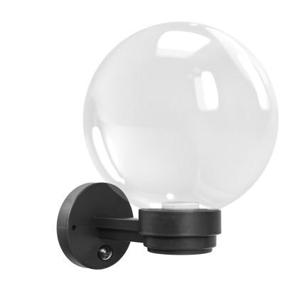 Brilagi - Applique murale d'extérieur avec détecteur de mouvement HARBOR 1xE27/40W/230V IP33 anthracite/transparent
