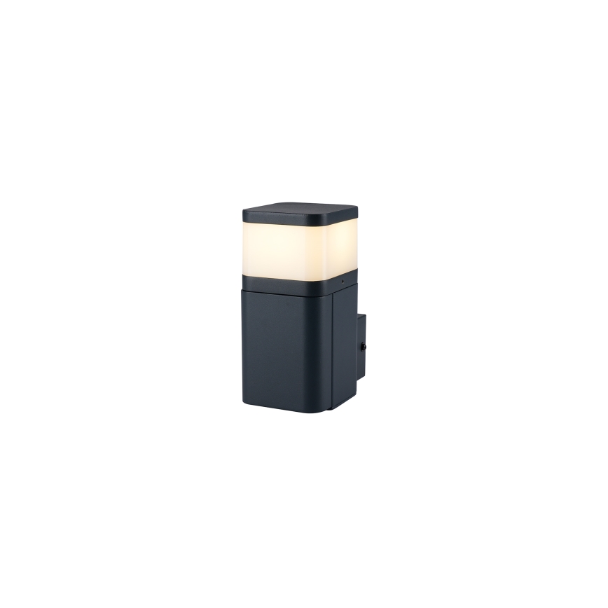 Brilagi - Applique murale extérieure avec prise SCHUKO PILLAR 1xG9/11W/230V IP44 anthracite