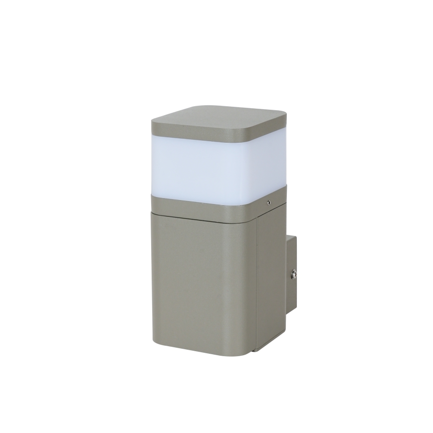 BRILAGI - Applique murale d'extérieur avec prise SCHUKO PILLAR 1xG9/11W/230V IP44 gris