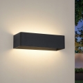 Brilagi - Applique murale d'extérieur DONNANI LED/12W/230V 30 cm noire IP44