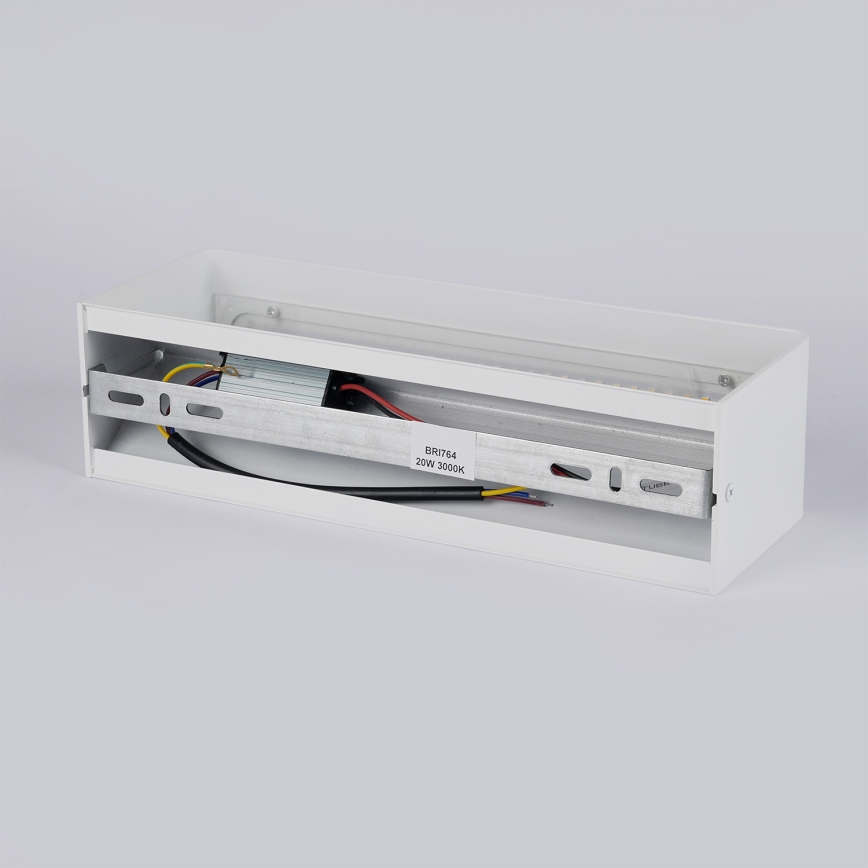 Brilagi - Applique murale d'extérieur DONNANI LED/12W/230V blanche IP44